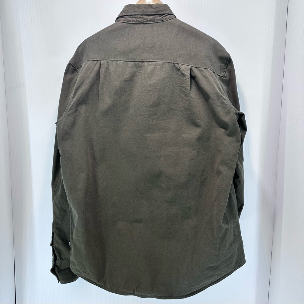 Hurley Freedom Movement Jacket Men’s Lg Military Green Canvas Field‎ Coat Lined - Picture 2 of 15